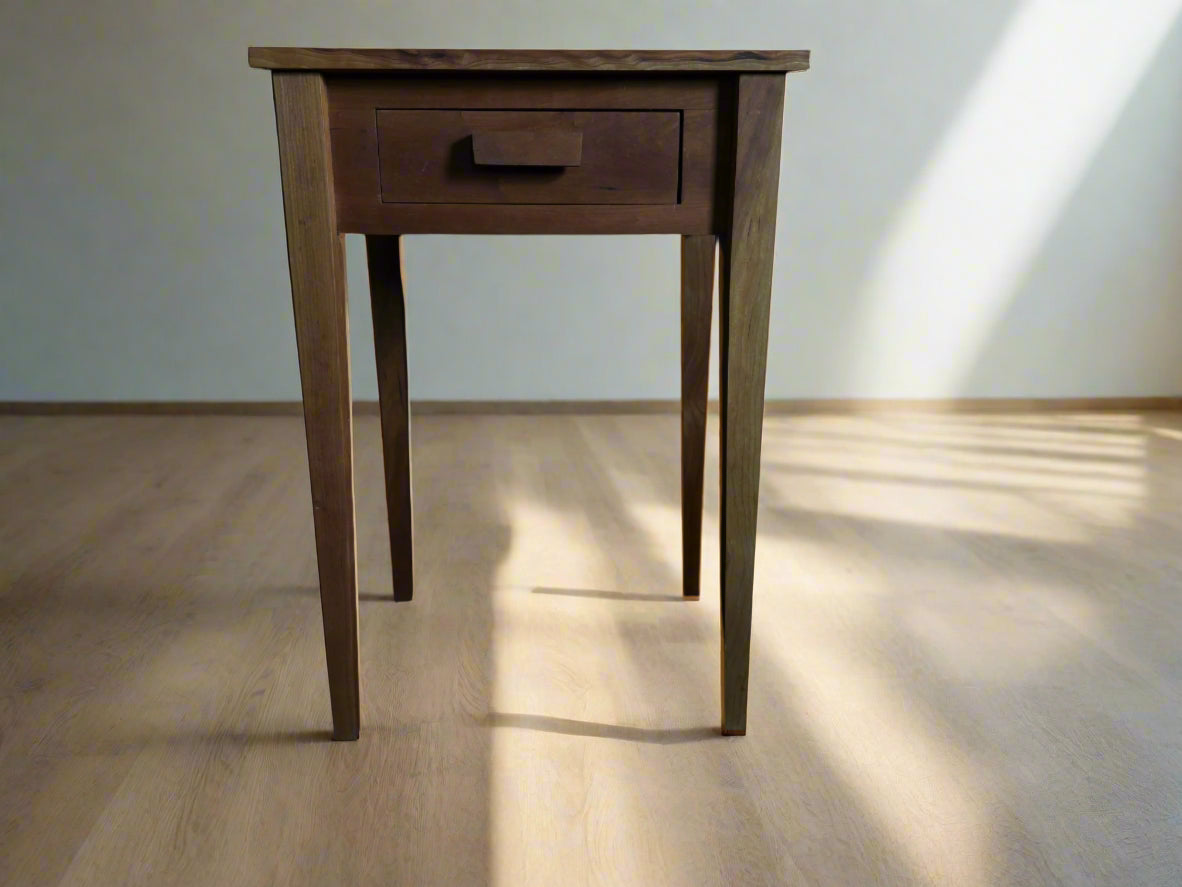 The Shaker Spindlewood Side Table | Solid Cherry Handcrafted